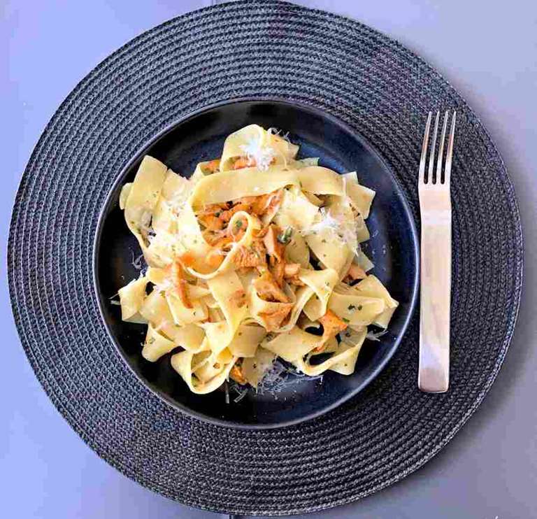 Pappardelle With Chanterelles Recipe Cuisine Fiend